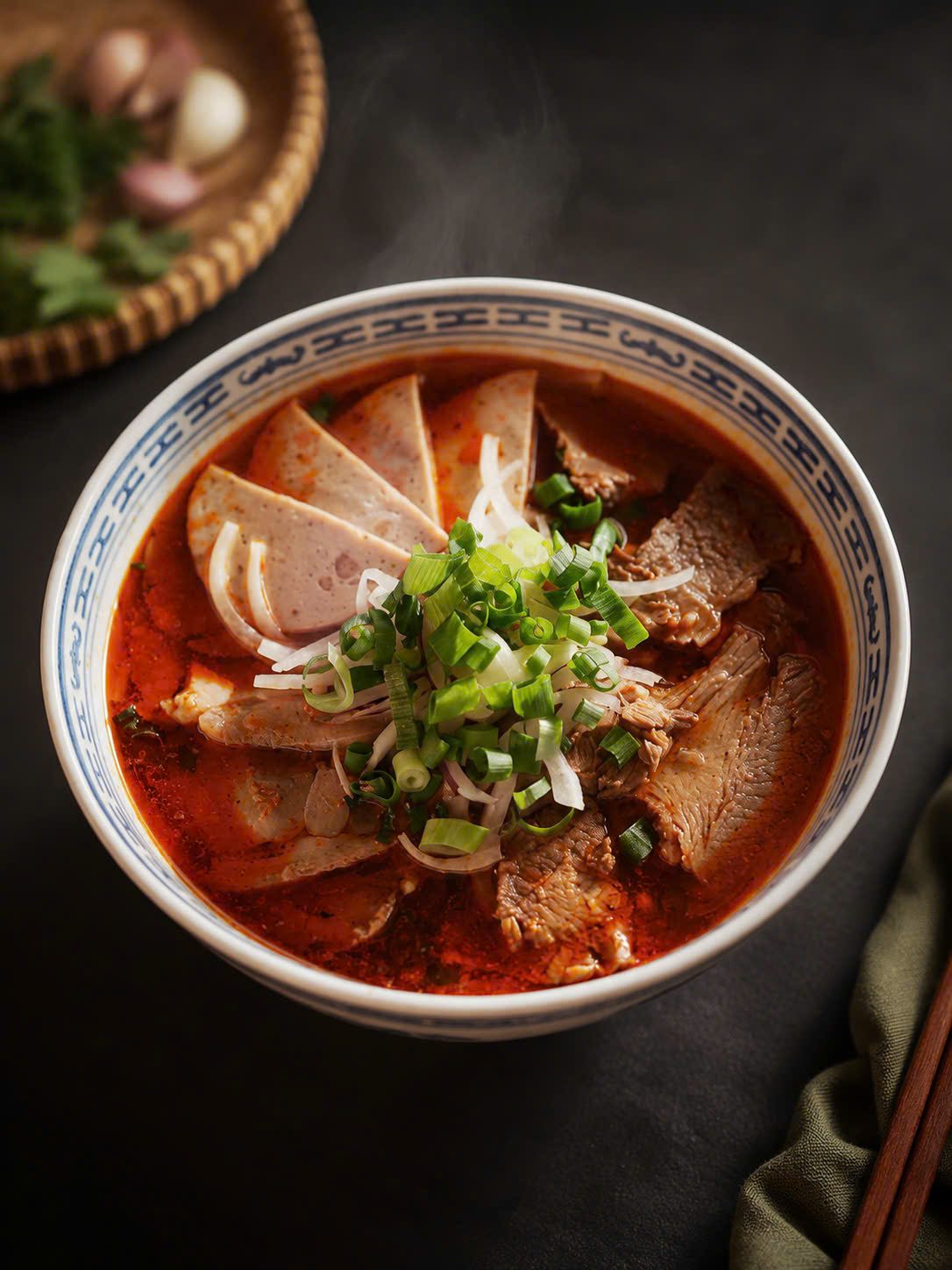 Spicy Beef Noodle Soup (Bún Bò Huế)